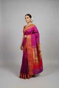 Pure Silk Yeola Fancy Pallu Handloom Paithani